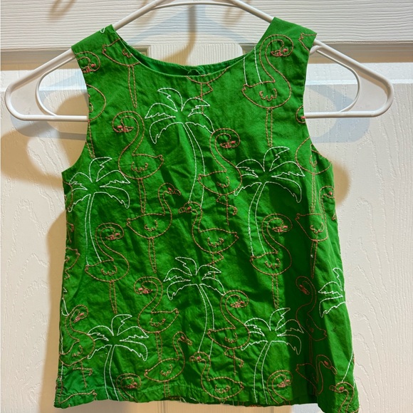 Gymboree Flamingo Embroidery 5T Top Girls - Picture 1 of 2